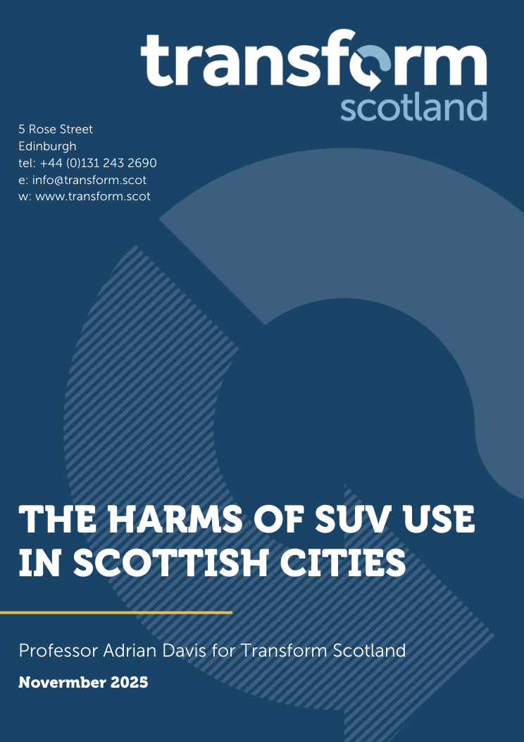 Harms of SUV use in Scottish cities